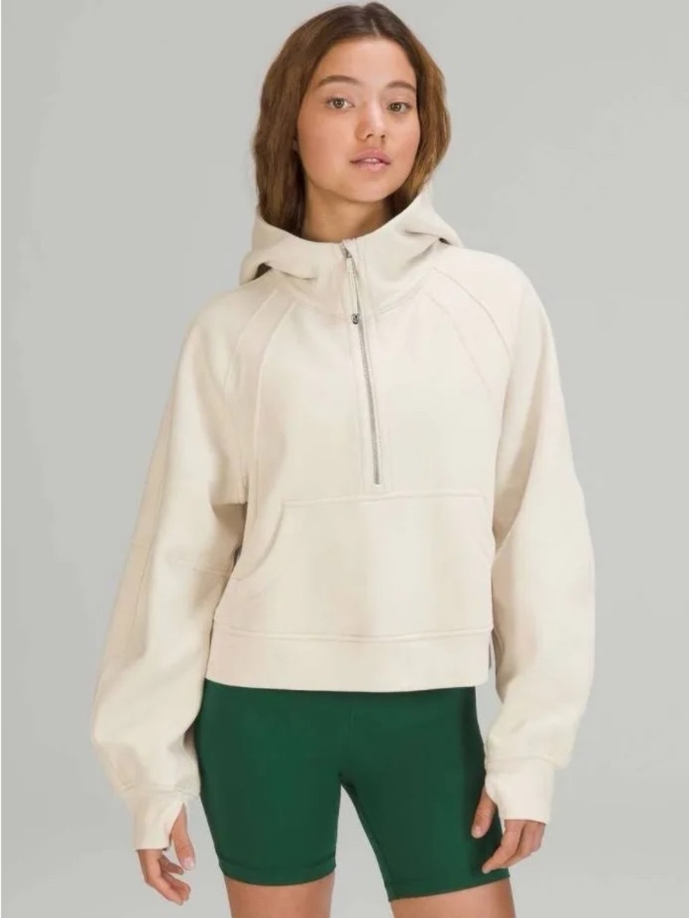 lululemon athletica Scuba oversized Half-Zip Hooded Pullover in Opal XS/S